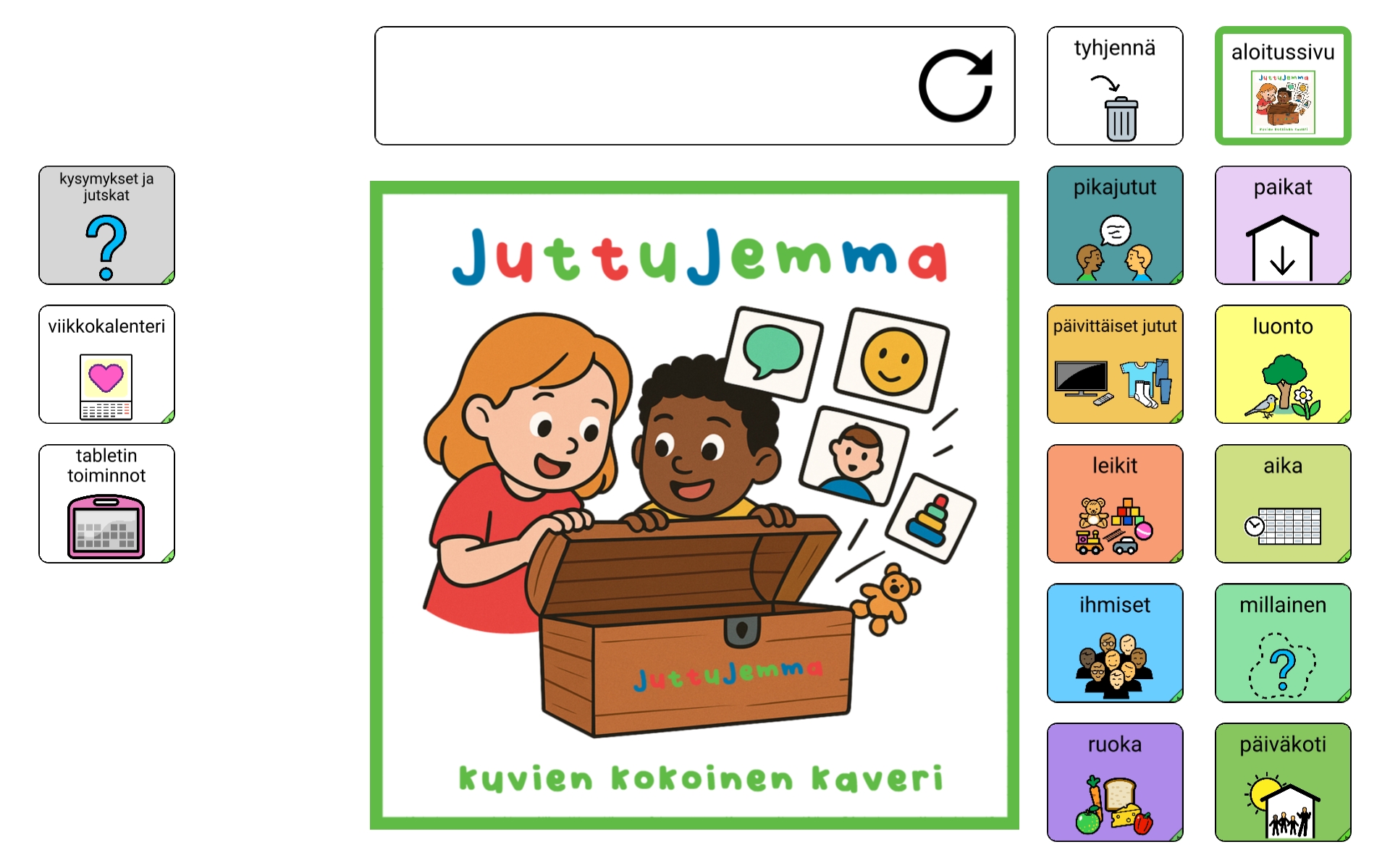 JuttuJemma kommunikointitaulusto